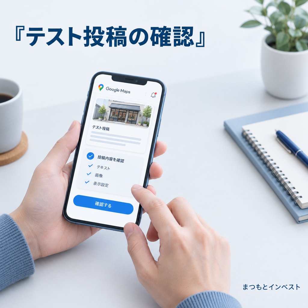 テスト投稿にあたり、事実を起点とする発信を確認します